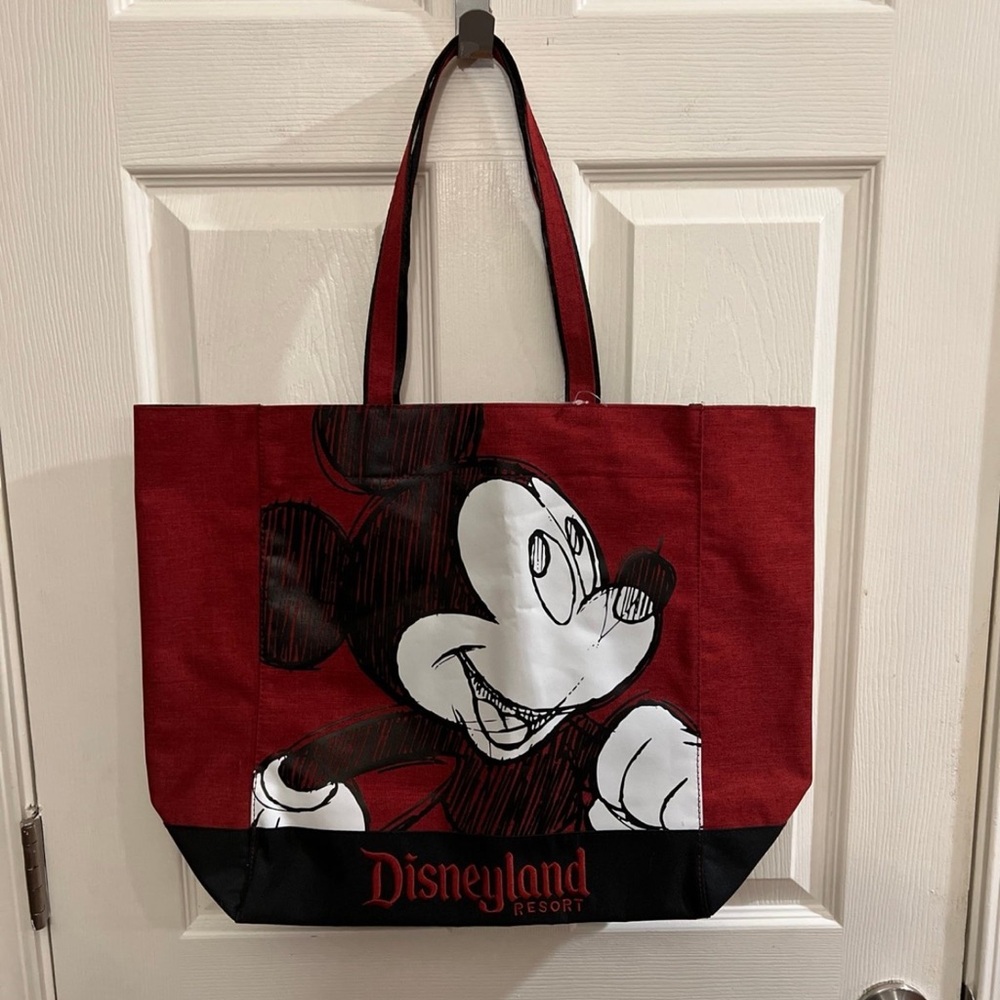 Disneyland Resort Red and Black Tote Bag
